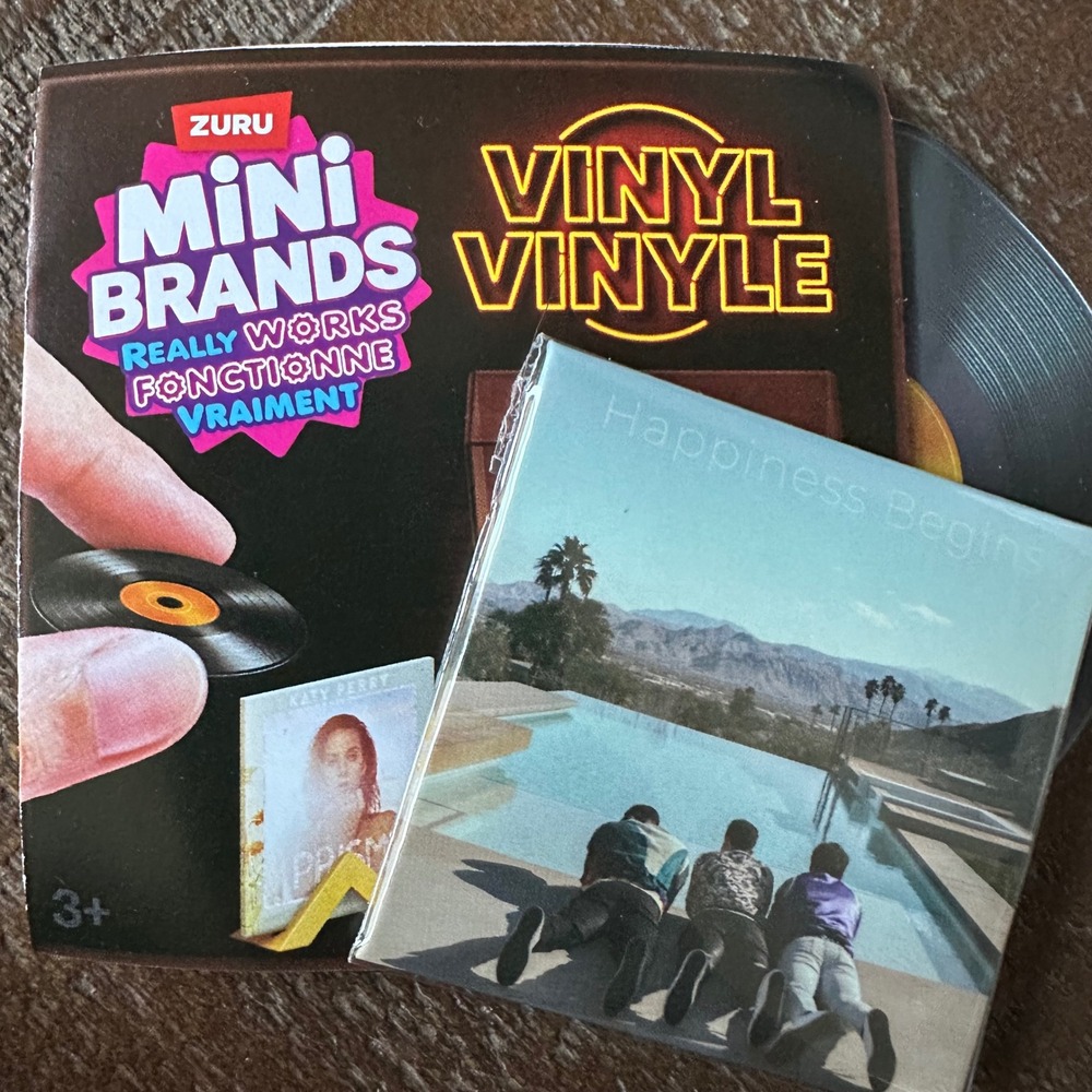 Zuru Mini Brands Jonas Brothers "Sucker" Vinyl Record Miniature Toy NEW UNCOMMON